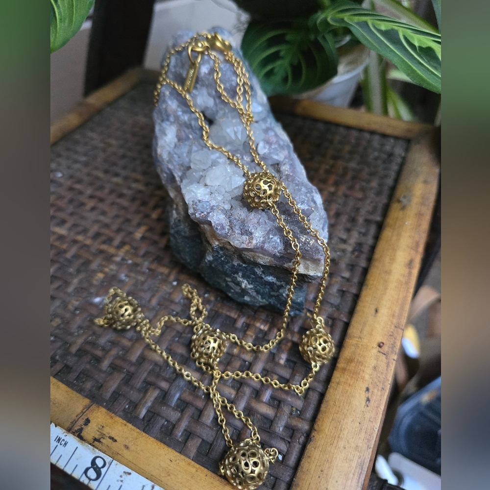 Coach Goldtone Vintage Necklace
